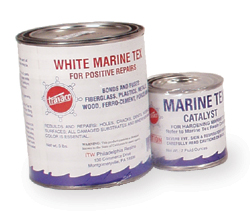 Travaco White Marine Tex Repair1 quart Kit, 3015-U
