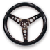 Covico Stainless Spoke Wheel12" diameter, Standard dish, Black Molded Rubber GripNot Available at this time