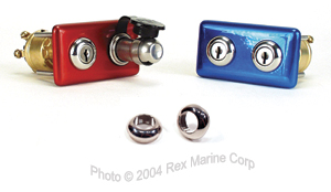 Stainless Steel Ignition Switch Bezel / Nut