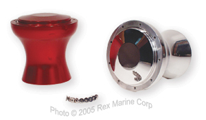 One Piece Hub for Impy & Lecarra 9-Bolt Steering WheelAnodized Red