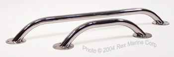 Stainless Steel Grab Handle 303 bolt flange mountingDiscontinued, one left in stock