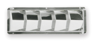 Stainless Louvered Vent, 5 slot