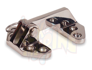 Long Reach Stainless Hatch Hinges - Pair