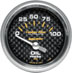 Auto Meter Pro Comp Carbon Fiber 2 1/16" Oil Pressure 100 PSI