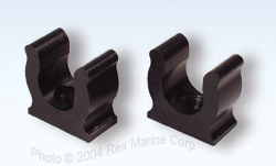 CNC Machined Black Delrin Paddle Clips (each)Fits the Rex Billet Paddle only
