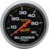Auto Meter Pro Comp Liquid Filled2 5/8" Blower Pressure 60 PSI