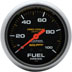Auto Meter Pro Comp Liquid Filled2 5/8" Fuel Pressure 100 PSI