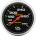 Auto Meter Pro Comp Liquid Filled2 5/8" Oil Temperature 280 F 12 ft