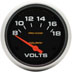 Auto Meter Pro Comp2 5/8" Voltmeter 8-18 volts