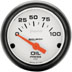 Auto Meter Phantom Series2 1/16" Oil Pressure 100 PSI