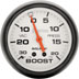 Auto Meter Phantom Series2 5/8" Boost Vacuum 30/20