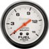 Auto Meter Phantom Series2 5/8" Fuel Pressure 15 PSI