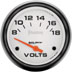 Auto Meter Phantom Series2 5/8" Voltmeter 8-18 volts