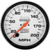 Auto Meter Phantom Series5" 200 MPH Mechanical Speedometer