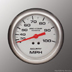 Auto Meter Pro-Comp Marine Ultra Lite Silver100 MPH Pressure Speedometer 3 3/8Free Freight in U.S.