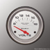 Auto Meter Pro-Comp Marine Ultra LIte Silver2 5/8" Voltmeter  8-18 voltsFree Freight in U.S.