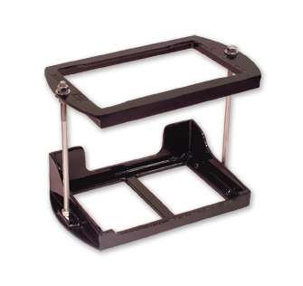 Battery Box Cast 356T6 Aluminum Group 27 Top Only Black Powder Coated  - Temporarily Out of Stock