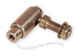 Quick Release Ball Joint - 40 Series - 5/16-24 stud, 1/4-28 female thread for 43C or 43BC cable